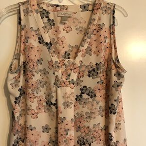 Loft sleeveless top